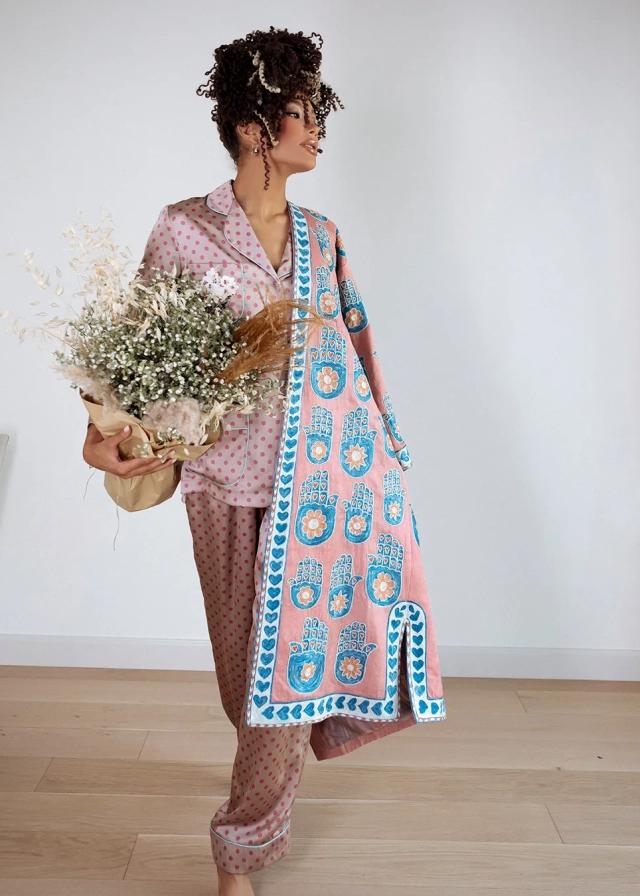 Chapan with embroidery 