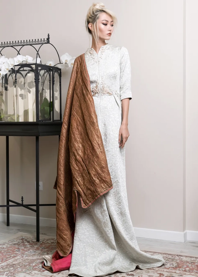 Brocade dress